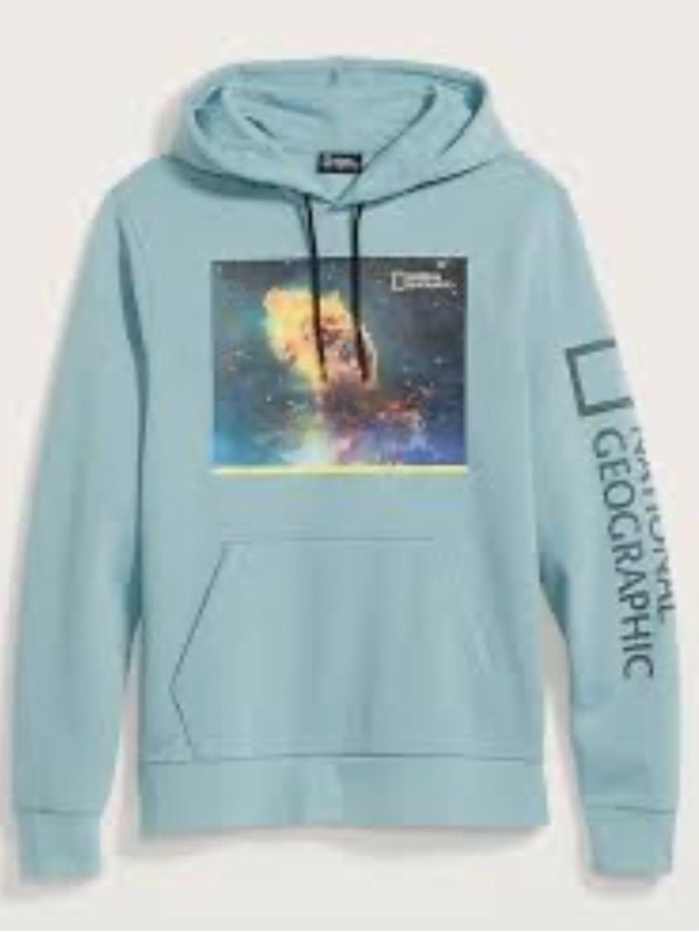 Old Navy National Geographic Universe Space Galaxy Hoodie Sweatshirt XXL NWT
